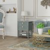 2-Drawer Side Table Modern Nightstand With 2 Drawers Freestanding End Table Multi-functional Bedside Table - 3 of 4