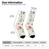 Pills Pattern Women Printed Crew Socks Funny Funky Socks Soft Polyester Novelty Gifts for Artists Men - 2 of 4