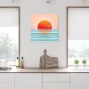 Minimalist Sunset by Modern Tropical Unframed Wall Canvas - iCanvas - 4 of 4