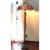 HomeStock Katie Tiffany-Style 3 Light Wisteria Floor Lamp 20" Shade - 3 of 4