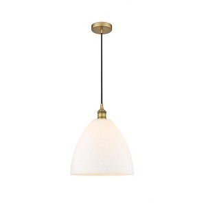 Edison Dome - 1 Light Cord Hung Mini Pendant In Industrial Style-13.75 Inches Tall and 12 Inches Wide - 1 of 1