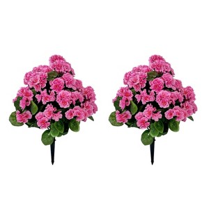 2-Pack Silk Begonia Tree DIY Kit - Artificial Flowers for Home Decor, Wedding Centerpieces, Flower Arranging Crafts - Premium Gift Set - 1 of 4