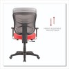 Alera Alera Elusion Series Mesh Mid-Back Swivel/Tilt Chair, Supports Up to 275 lb, 17.9" to 21.8" Seat Height, Red - 3 of 4