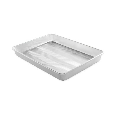 Nordic Ware Prism 13" X 18" High-Sided Sheet Cake Pan, Metallic