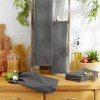 Design Imports Gray Flat Woven Dishtowels Set/6 - 3 of 4