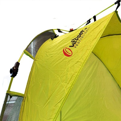 Green Polyester Automatic Pop-Up Beach Sun Shelter