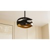 Zito 3-Light Matte Black Ceiling Fan Light - 3 of 4