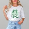 Simply Sage Market Women's Lucky Shamrock Rainbow Short Sleeve Graphic Tee - 2 of 3