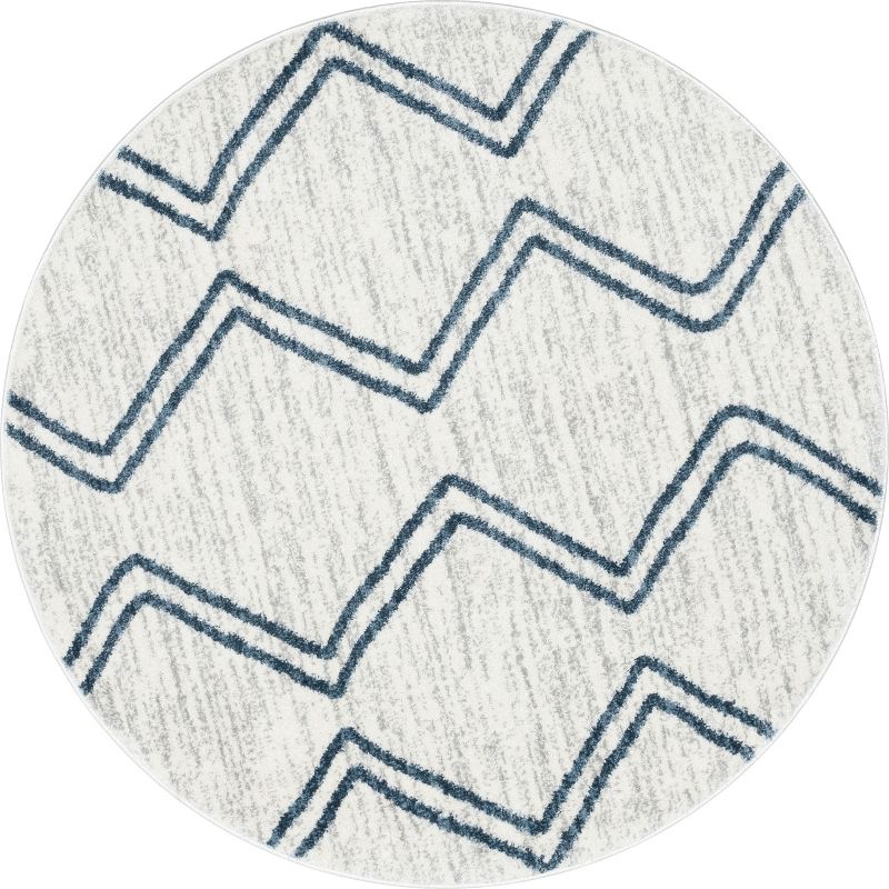 Well Woven Merri Geometric Stripes Stain-resistant Area Rug, 1 of 10