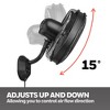 Honeywell Outdoor Wall Mount Oscillating Fan with Remote, Strong Airflow, 3 Speeds, 80 Degree Oscillation, 18 Inch Corded Electric, Matte Black - 2 of 4
