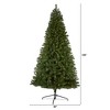 Nearly Natural 9-ft Virginia Fir Artificial Christmas Tree with 600 Clear Lights and 1453 Bendable Branches - 2 of 4