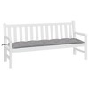 vidaXL Garden Bench Cushion Gray 70.9"x19.7"x2.8" Oxford Fabric - 3 of 4