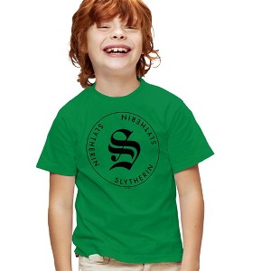 Boys' Harry Potter Slytherin Letter S T-Shirt - 1 of 4