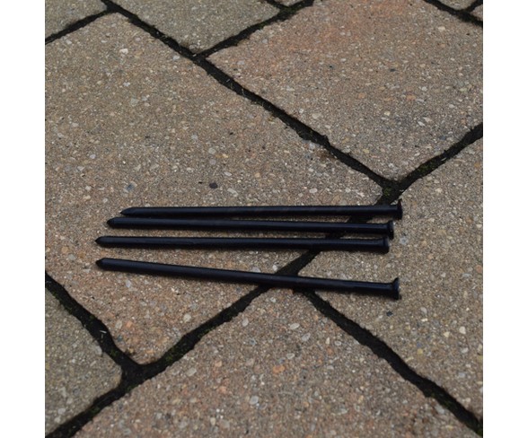 47"H Aluminum Outdoor Sculpture - Black - Oakland Living
