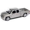 2006 Chevrolet Silverado SS Pickup Truck Silver Birch Metallic "Muscle Trucks" Series 1/64 Diecast Model Car by Auto World - 2 of 3