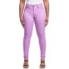 YMI Women's Hyper Stretch Mid-Rise 5 Pocket Slim Fit Skinny Jeans - 2 of 4