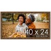 PosterPalooza | Textured Gold Picture Frame - UV Acrylic, Backing Board, Hanging Hardware Included - 2 of 4