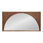 21.5" x 42" Andover Arch Wall Mirror Brown - Kate & Laurel All Things Decor