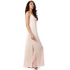 Memoi Women's Slip Dress with Lace - 2 of 4