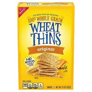 Wheat Thins 100% Whole Grain Crackers Original 9.1 oz - 1 of 1