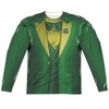 Men's Leprechaun Costume (Front Back Print) Long Sleeve Costume T-Shirt - 2 of 4