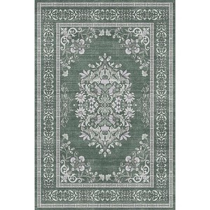 Fulvari Washable Area Rugs Soft Low Pile Mat Indoor Doormat Entry Rug Anti Slip Backing Rugs for Living Room Bedroom Kitchen - 1 of 4