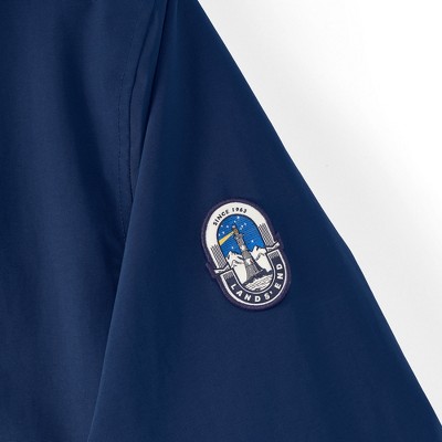 Lands' End Men's Big and Tall Squall Waterproof Insulated Parka - 4X Big Tall - Deep Sea Navy — фото 3