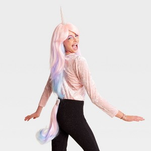 Kids' Unicorn Wig Costume Accessory Kit - Hyde and EEK! Boutique™ - 1 of 4