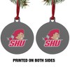 Sacred Heart University Secondary Logo Aluminum Holiday Christmas Tree Ornament - 2 of 4