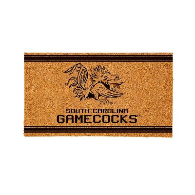 Evergreen University of South Carolina Logo Natural Coir 28 x 16 Inches Indoor Outdoor Doormat