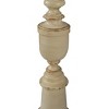 StyleCraft 64" 3-way Distressed Beige Floor Lamp with Heather Oatmeal Hardback Fabric Shade (Includes Light Bulb) : Polyresin Standing Lamp - 4 of 4