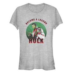 Juniors Womens Marvel Avengers: Endgame Hulk Legend T-Shirt - 1 of 3