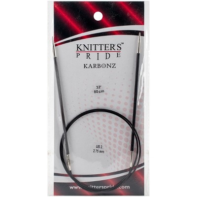 Knitter's Pride-Karbonz Fixed Circular Needles 32"-Size 2/2.75mm