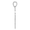 Black Bow Jewelry 14k White Gold Grandma Birthstone Charm Holder Pendant, 33mm - 2 of 4