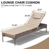 Crestlive Products Outdoor Portable Egg Rolls Chaise Lounge Cushion - 3 of 4