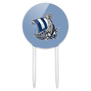 Western Washington University Secondary Logo Acrylic Cake Topper Party Decoration for Wedding Anniversary Birthday Graduation - 1 of 4