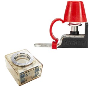 Kicker 47KMFMF ABYC  Master Fuse Holder with 125 Amp Fuse - 1 of 4