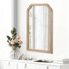 Whisen 20" x 30" Rounded Corner Decorative Mirror, Solid Wood Frame, Entryway - 3 of 4