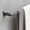 BWE 4-Piece Bath Hardware Set with Towel Bar Hand Towel Holder Toilet Paper Holder Towel Hook Square - 3 of 4