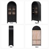 Lycvki 71" Tall Arched Kitchen Storage Cabinet with 2 Large Drawers and Adjustable Shelves - 4 of 4