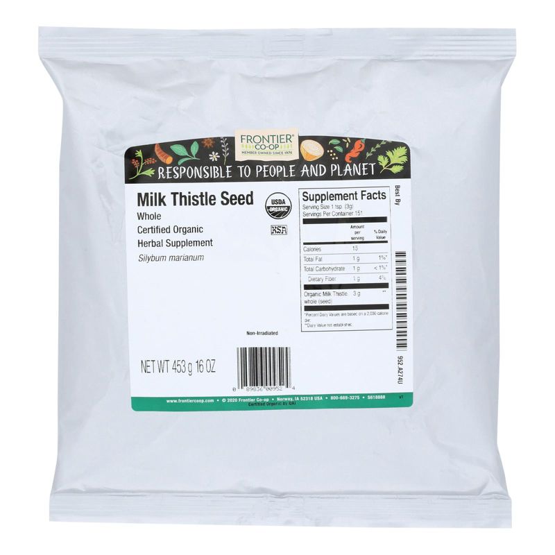 Frontier Co-Op Organic Whole Milk Thistle - 1 lb, 2 of 5