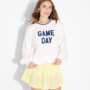 Women's Game Day Pullover Sweater - Wild Fable™ - 1 of 3