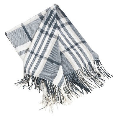 Gray Plaid Design Throw (50"X60")