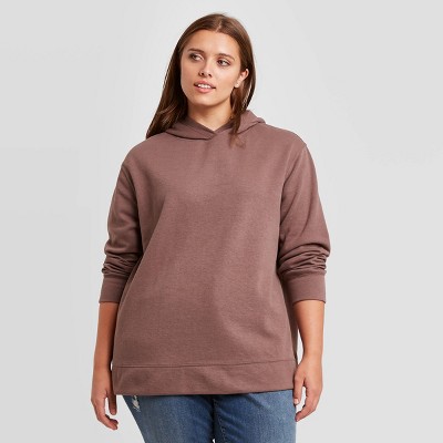 women's plus hooded sweatshirt