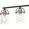 Quoizel Lighting Emerson 4 - Light Vanity in  Matte Black - 4 of 4