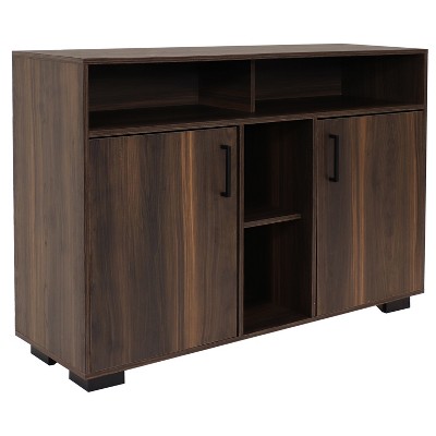 Sunnydaze Indoor Anthony Sideboard Storage Buffet Cabinet With Shelves ...