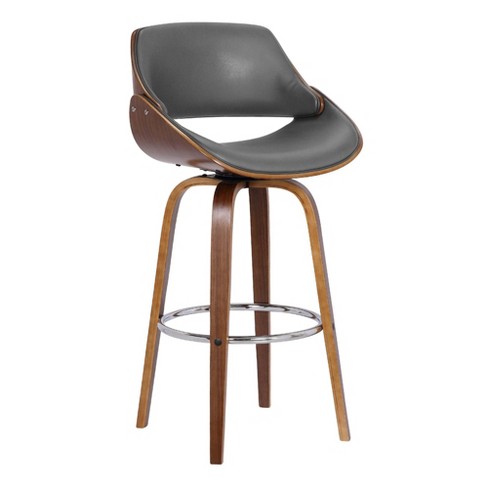 Timo Swivel Counter Height Barstool With Wood Base Cream - Threshold™ :  Target