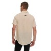 Canada Weather Gear Men’s Linen Look Short Sleeve Button-Up Shirt – Lightweight Collared Casual Shirt for Summer - 2 of 4