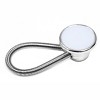 Comfy Clothiers Elastic Collar Extenders for Dress Shirts - 5-Pack - Silver