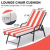 Crestlive Products Patio Outdoor Chaise Lounge Cushion Beige 2 PC - 2 of 4